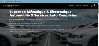 Je vous met en place un site vitrine, qui permettra de booster, votre visibilite en ligne.