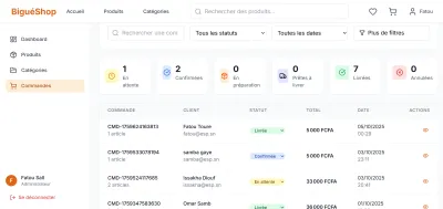  Création d'un site e commerce