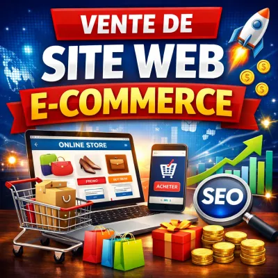 CRÉATION DE SITES WEB E-COMMERCE MODERNES SUR MESURE AVEC RÉFÉRENCEMENT SEO PROFESSIONNEL